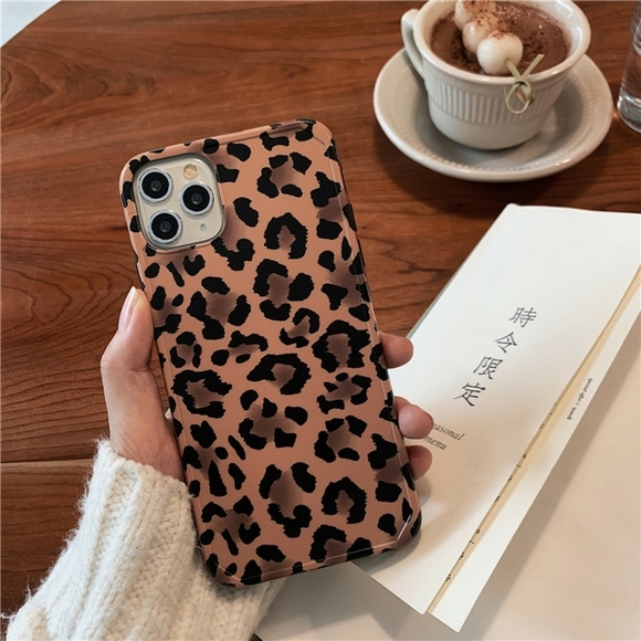 Leopard iPhone 12 Case Cute iPhone 12 Pro Case Leopard Print - Picture 1 of 4